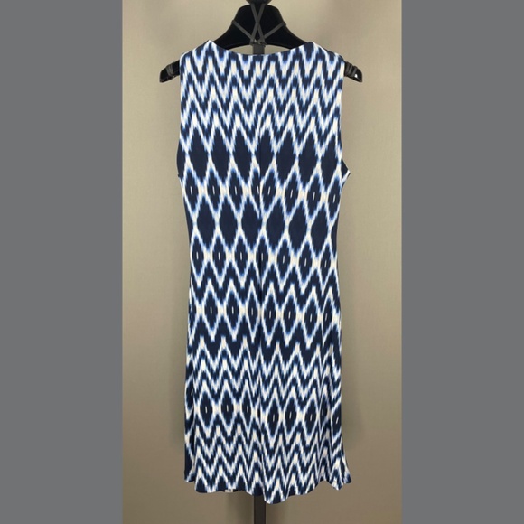 NEW Tommy Hilfiger Dress Womens 4 blue sheath colorful classic - Picture 8 of 10